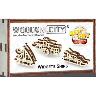 Dřevěné 3D puzzle loď - 28 dílný model auta Dřevěné 3D puzzle loď - 28 dílný model auta