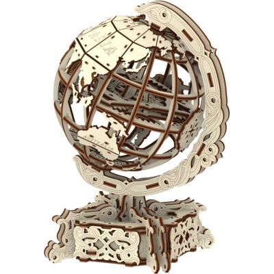 Wooden City 3D Globus Puzzle - Lehrmodell mit Mechanik Wooden City 3D Globus Puzzle - Lehrmodell mit Mechanik