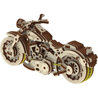 Wooden City V-Twin Cruiser Modellbausatz - 168 Teile - Motorrad Wooden City V-Twin Cruiser Modellbausatz - 168 Teile - Motorrad