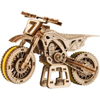 Wooden City Motocross 3D Puzzle - 88 Stück Wooden City Motocross 3D Puzzle - 88 Stück