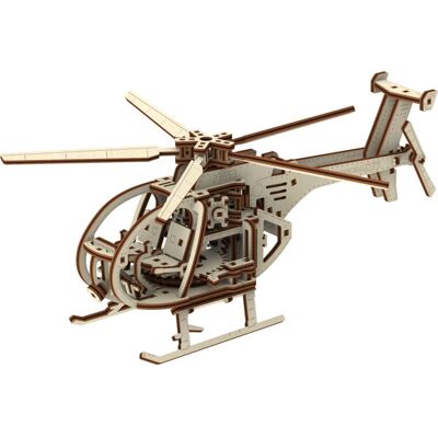 Wooden City Helikopter 3D Puzzle - Modellbausatz - WR344 Wooden City Helikopter 3D Puzzle - Modellbausatz - WR344