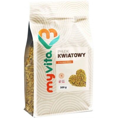MYVITA Bienenpollen - 500g - Natur, Polnisch, Getrocknet MYVITA Bienenpollen - 500g - Natur, Polnisch, Getrocknet