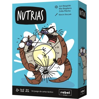 Asmodee Nutrias - Juego de Mesa de Recolección de Perlas Táctico Asmodee Nutrias - Juego de Mesa de Recolección de Perlas Táctico