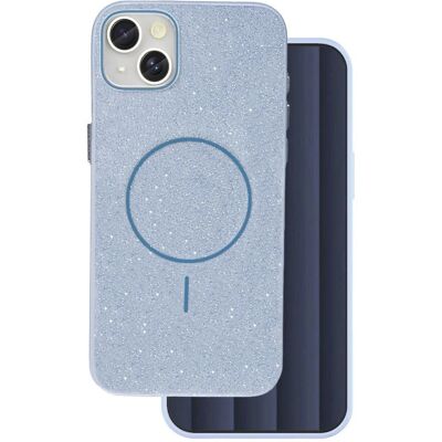 TelForceOne iPhone 13 Glitter Tynn Cover - MagSafe - Lys blå TelForceOne iPhone 13 Glitter Tynn Cover - MagSafe - Lys blå