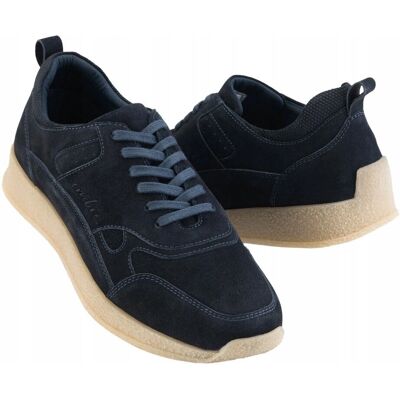 Ombre Férfi könnyű velúrsportcipő - Tengerészkék - Sneakers Ombre Férfi könnyű velúrsportcipő - Tengerészkék - Sneakers