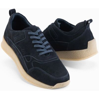 Ombre Könnyű velúrsportcipő férfiaknak - Tengerészkék - Sneakers Ombre Könnyű velúrsportcipő férfiaknak - Tengerészkék - Sneakers