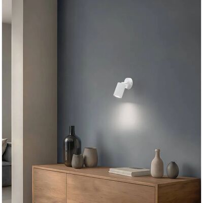 SOLLUX LIGHTING Lampada Da Parete Carbon Bianca - Applique SOLLUX LIGHTING Lampada Da Parete Carbon Bianca - Applique