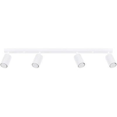 Sollux Lighting Karbon Minimalistische Deckenleuchte 4L Weiß - Deckenlampe Sollux Lighting Karbon Minimalistische Deckenleuchte 4L Weiß - Deckenlampe