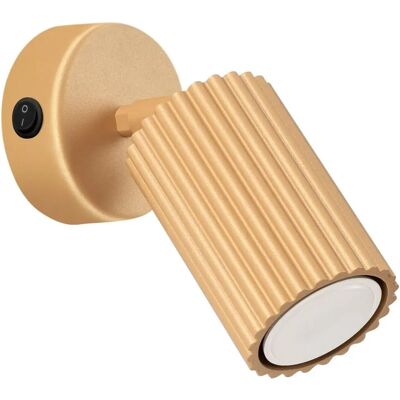 SOLLUX LIGHTING Gouden Wandlamp - Modernistisch Design SOLLUX LIGHTING Gouden Wandlamp - Modernistisch Design