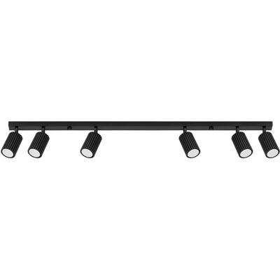 Sollux Lighting Karbon Minimalist Spotlight Bar 6 Light - Ceiling Lamp Sollux Lighting Karbon Minimalist Spotlight Bar 6 Light - Ceiling Lamp