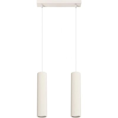 Sollux Lighting Karbon Suspension Minimaliste Barre 2 Lumière Beige - Lampe Suspendue - Publicité Sollux Lighting Karbon Suspension Minimaliste Barre 2 Lumière Beige - Lampe Suspendue - Publicité