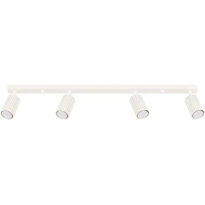 SOLLUX LIGHTING Karbon Minimalist Spotlight Bar 4 Light Beige - Ceiling Lamp SOLLUX LIGHTING Karbon Minimalist Spotlight Bar 4 Light Beige - Ceiling Lamp