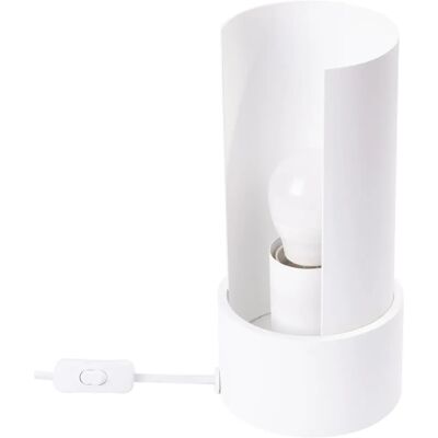 Sollux Lighting - Flash - Biały - E27 - Lampka biurkowa Sollux Lighting - Flash - Biały - E27 - Lampka biurkowa