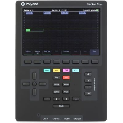 Polyend Tracker Mini - Stazione audio compatta - Dispositivo di produzione musicale Polyend Tracker Mini - Stazione audio compatta - Dispositivo di produzione musicale