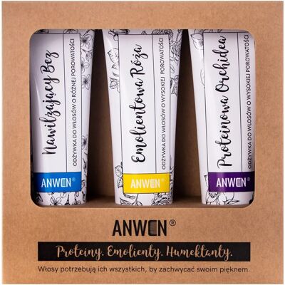 Anwen Mango Haarpflegeset - Mittlerer Porosität - 50ml Anwen Mango Haarpflegeset - Mittlerer Porosität - 50ml