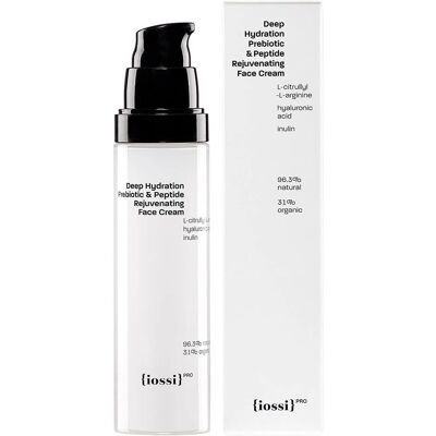 Crème Visage Hydratation Profonde aux Prébiotiques et Peptides - Publicité Crème Visage Hydratation Profonde aux Prébiotiques et Peptides - Publicité