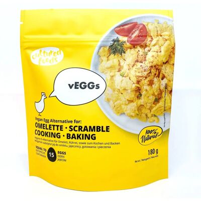 CULTURED FOOD Veggs Omelette Roślinny Zamiennik Jaj 180g CULTURED FOOD Veggs Omelette Roślinny Zamiennik Jaj 180g