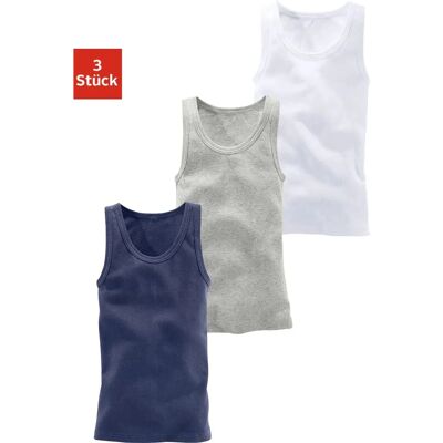 H.I.S 122/128 Kinder Tanktop - Basic, Baumwolle, Unifarben H.I.S 122/128 Kinder Tanktop - Basic, Baumwolle, Unifarben
