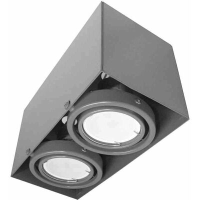 Lampe de Plafond Eko-Light - 2x7W GU10 Blanc Chaud - LED - Publicité Lampe de Plafond Eko-Light - 2x7W GU10 Blanc Chaud - LED - Publicité