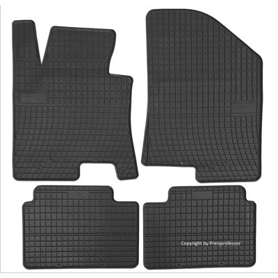 FROGUM Hyundai i30 II 3/5 doors & Wagon - Black Rubber Floor Mats FROGUM Hyundai i30 II 3/5 doors & Wagon - Black Rubber Floor Mats