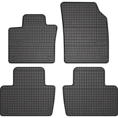 FROGUM Modelo MMT A040 4 Tapetes de Borracha Pretos para Carro - Tapetes de chão do carro FROGUM Modelo MMT A040 4 Tapetes de Borracha Pretos para Carro - Tapetes de chão do carro