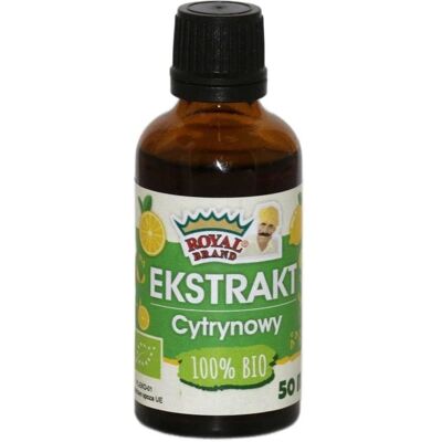 Extrait de Citron Royal Brand - Bio 50ml - Publicité Extrait de Citron Royal Brand - Bio 50ml - Publicité