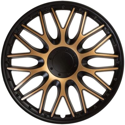 J-Tec Radzierblenden-Set 15 Zoll Schwarz/Gold - Radkapsel J-Tec Radzierblenden-Set 15 Zoll Schwarz/Gold - Radkapsel