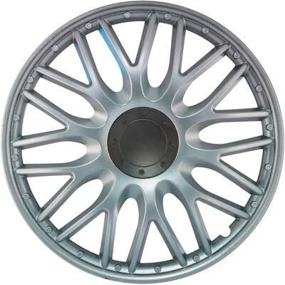 J-Tec 4-delige Velgdeksels Set - Zilver 15 Inch J-Tec 4-delige Velgdeksels Set - Zilver 15 Inch