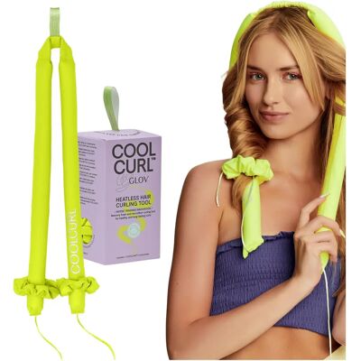 GLOV Lime Kit Bigoudis Sans Chaleur - Curling Sans Chaleur - Publicité GLOV Lime Kit Bigoudis Sans Chaleur - Curling Sans Chaleur - Publicité