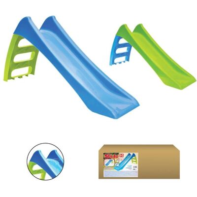 Mandelli 116x36x62.5 Attrezzatura da Gioco - Scivolo in Plastica con 3 Gradini Mandelli 116x36x62.5 Attrezzatura da Gioco - Scivolo in Plastica con 3 Gradini