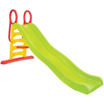 Zjeżdżalnia Dziecięca Mochtoys - 198cm, Zielona - Bezpieczna i Wytrzymała Zjeżdżalnia Dziecięca Mochtoys - 198cm, Zielona - Bezpieczna i Wytrzymała