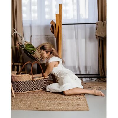Nid en osier pour bébé - Corn Natural, Tissé à la main, Sommeil sûr - Publicité Nid en osier pour bébé - Corn Natural, Tissé à la main, Sommeil sûr - Publicité