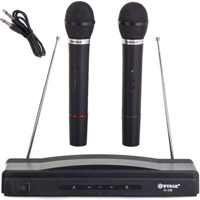 Conjunto de Karaoke Mobil o Teknik - 2 Micrófonos Inalámbricos y Unidad Central Conjunto de Karaoke Mobil o Teknik - 2 Micrófonos Inalámbricos y Unidad Central