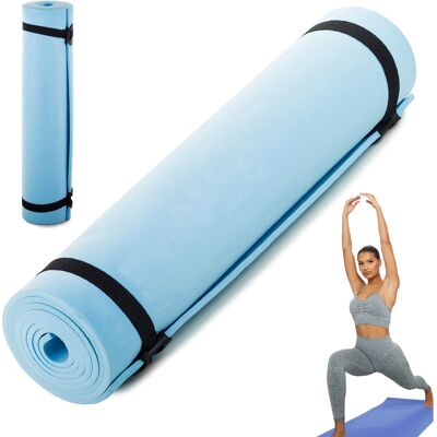 Esterilla de yoga azul - 50x180 cm - Ligera e aislante Esterilla de yoga azul - 50x180 cm - Ligera e aislante
