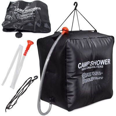 Pricenet aurinkosähköinen retkushower 40L Pricenet aurinkosähköinen retkushower 40L