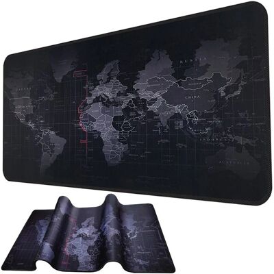 VERK GROUP Suuri 90x40 cm maailmankartta pelihiirimatto - Musta VERK GROUP Suuri 90x40 cm maailmankartta pelihiirimatto - Musta