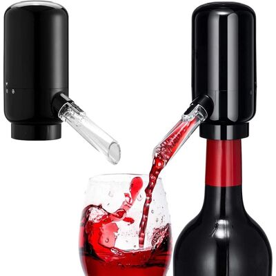 Northix Distribuidor elétrico de vinho - Preto - Aerador & LED Northix Distribuidor elétrico de vinho - Preto - Aerador & LED