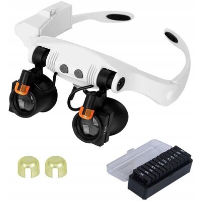 Generiske forstørrelsesbriller LED 3x-25x - Forstørrelse Generiske forstørrelsesbriller LED 3x-25x - Forstørrelse