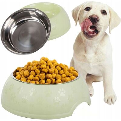 Ciotola per cani - Acciaio inossidabile, Due parti, 1.2L - Ciotola per cani Ciotola per cani - Acciaio inossidabile, Due parti, 1.2L - Ciotola per cani