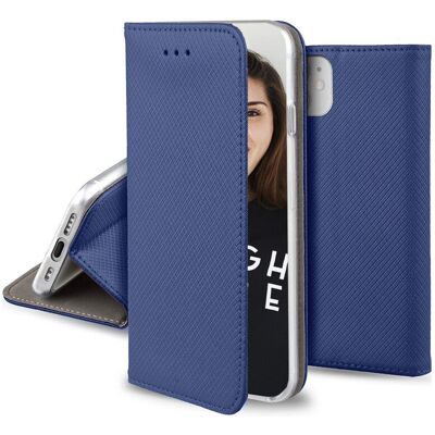 Jaym Xiaomi 12 Lite Sininen Folio Kotelo Ständillä Jaym Xiaomi 12 Lite Sininen Folio Kotelo Ständillä