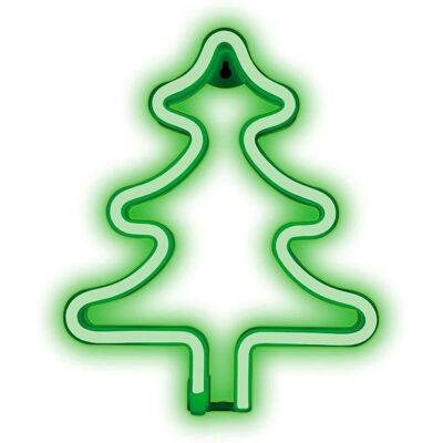 Forever Light LED Néon Sapin de Noël - Décoration de Noël - Publicité Forever Light LED Néon Sapin de Noël - Décoration de Noël - Publicité