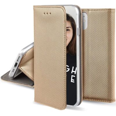 Jaym iPhone 14 Pro Max Gold Hülle mit Ständer Jaym iPhone 14 Pro Max Gold Hülle mit Ständer