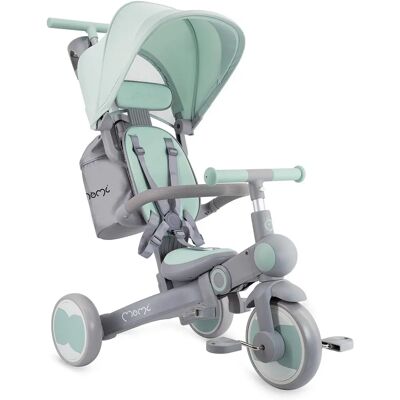 Tricycle Momi - Vert 4-en-1 - Tricycle Tricycle Momi - Vert 4-en-1 - Tricycle