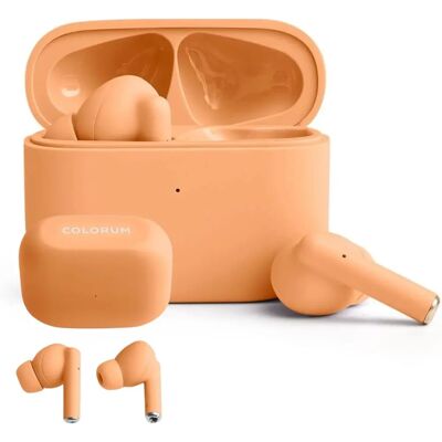 Forever COLORUM Modell CTWS-14 Peach Fuzz Bluetooth-Kopfhörer Forever COLORUM Modell CTWS-14 Peach Fuzz Bluetooth-Kopfhörer