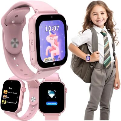 FOREVER 4G GPS WiFi Smartwatch til børn Look Me! 3 KW-520 - Rosa FOREVER 4G GPS WiFi Smartwatch til børn Look Me! 3 KW-520 - Rosa