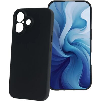 TechSolz iPhone 16 - Matte TPU Flexible Hülle - Schwarz - Handyhülle TechSolz iPhone 16 - Matte TPU Flexible Hülle - Schwarz - Handyhülle