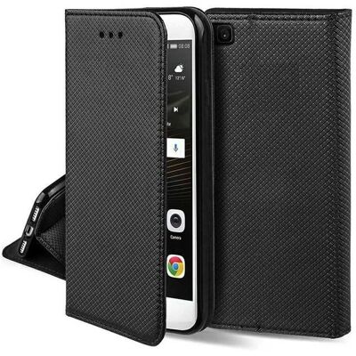 Apple iPhone 16 Pro Max Schwarzes Smart Magnet Flip-Case Apple iPhone 16 Pro Max Schwarzes Smart Magnet Flip-Case