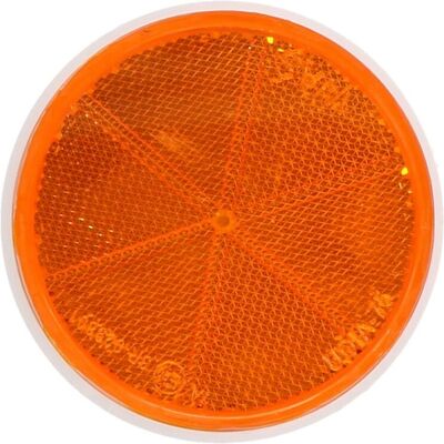 Reflecteur WAŚ 27 FI-75S - Rond, Orange, Montage d'origine Reflecteur WAŚ 27 FI-75S - Rond, Orange, Montage d'origine