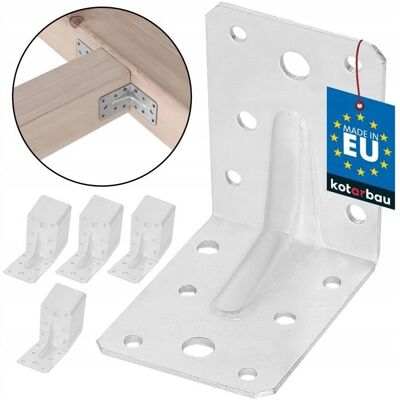 KOTARBAU - 75x75x55 - 90° - Ocynkowana stal - Angle Bracket KOTARBAU - 75x75x55 - 90° - Ocynkowana stal - Angle Bracket