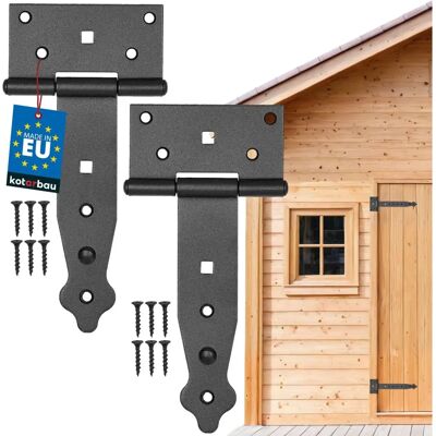 Hinges KOTARBAU 150mm - Pour portes, garage, jardin - Solide & Durable - Publicité Hinges KOTARBAU 150mm - Pour portes, garage, jardin - Solide & Durable - Publicité